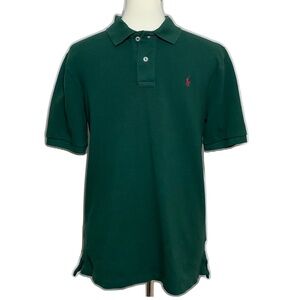 Polo Ralph Lauren Boy's Classic Fit Polo Shirt in Hunter Green Size XL
